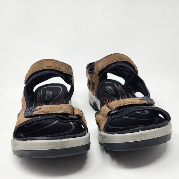 ECCO Offroad Hiking Sandal Men 12 Brown Nubuck Leather Comfort Shoes 06956456401 main image 10
